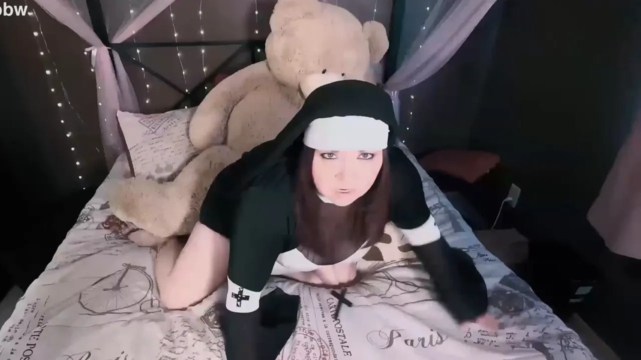 Sexy BBW anal nun exorcism
