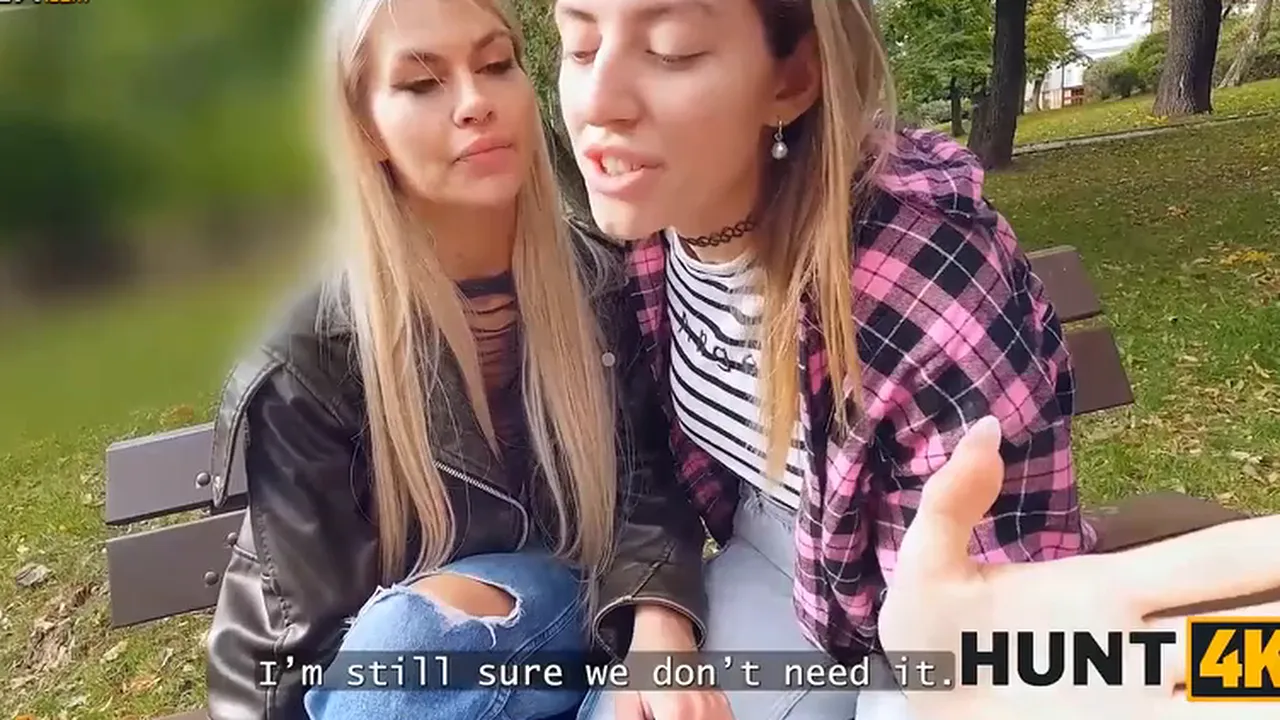Russian wife watches her blonde cuckold girlfriend get fucked at the office
