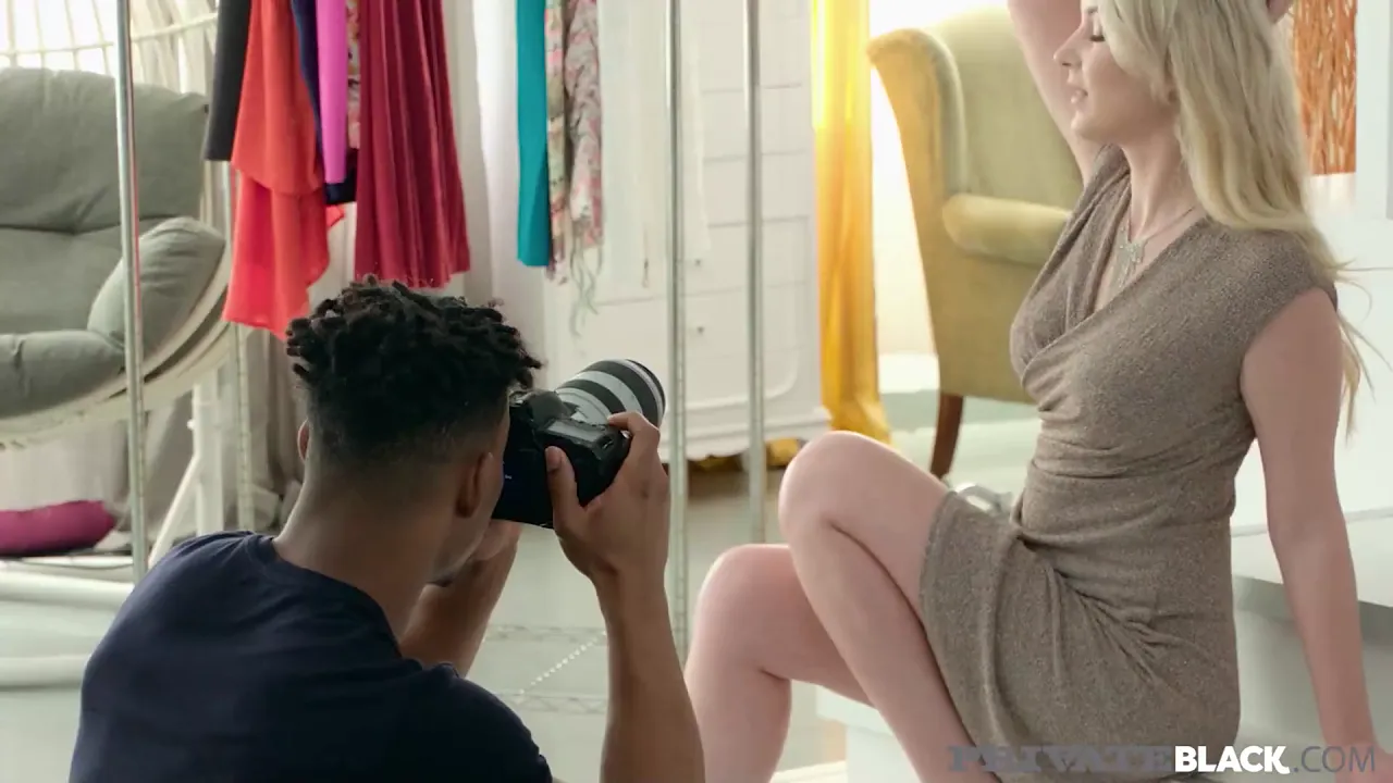 Blonde babe Koko Amaris gives a deepthroat POV blowjob to the cameraman's BBC