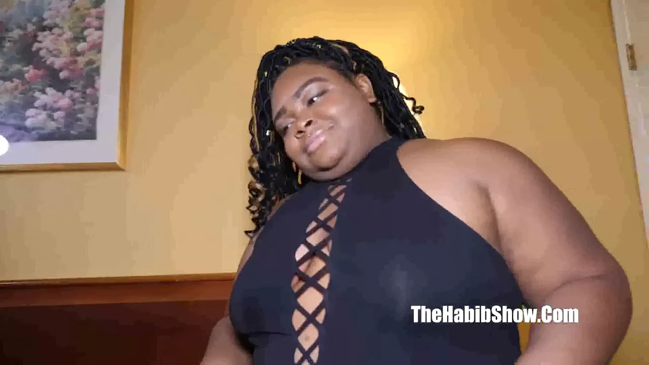 BBW reality star Redzilla fucks a fan with her big black cock