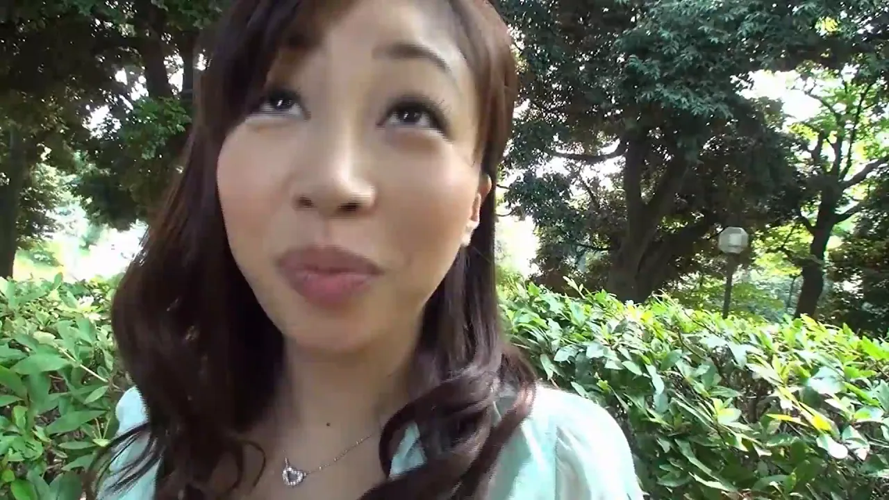 Japanese housewife enjoys threesome and creamsplash in outdoor orgy
