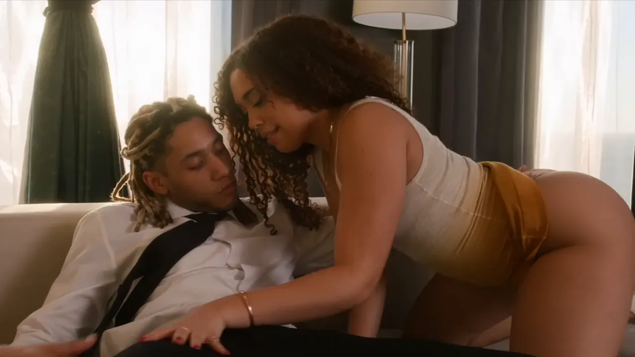 Ebony babe Willow Ryder roleplays and gets fucked hard with a big dick
