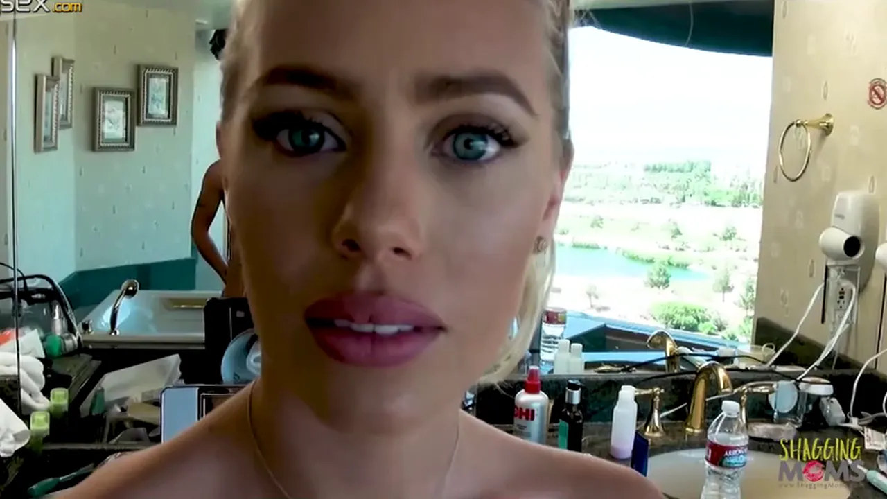 MILF Nicole Aniston wakes up to suck and fuck her boyfriend POV