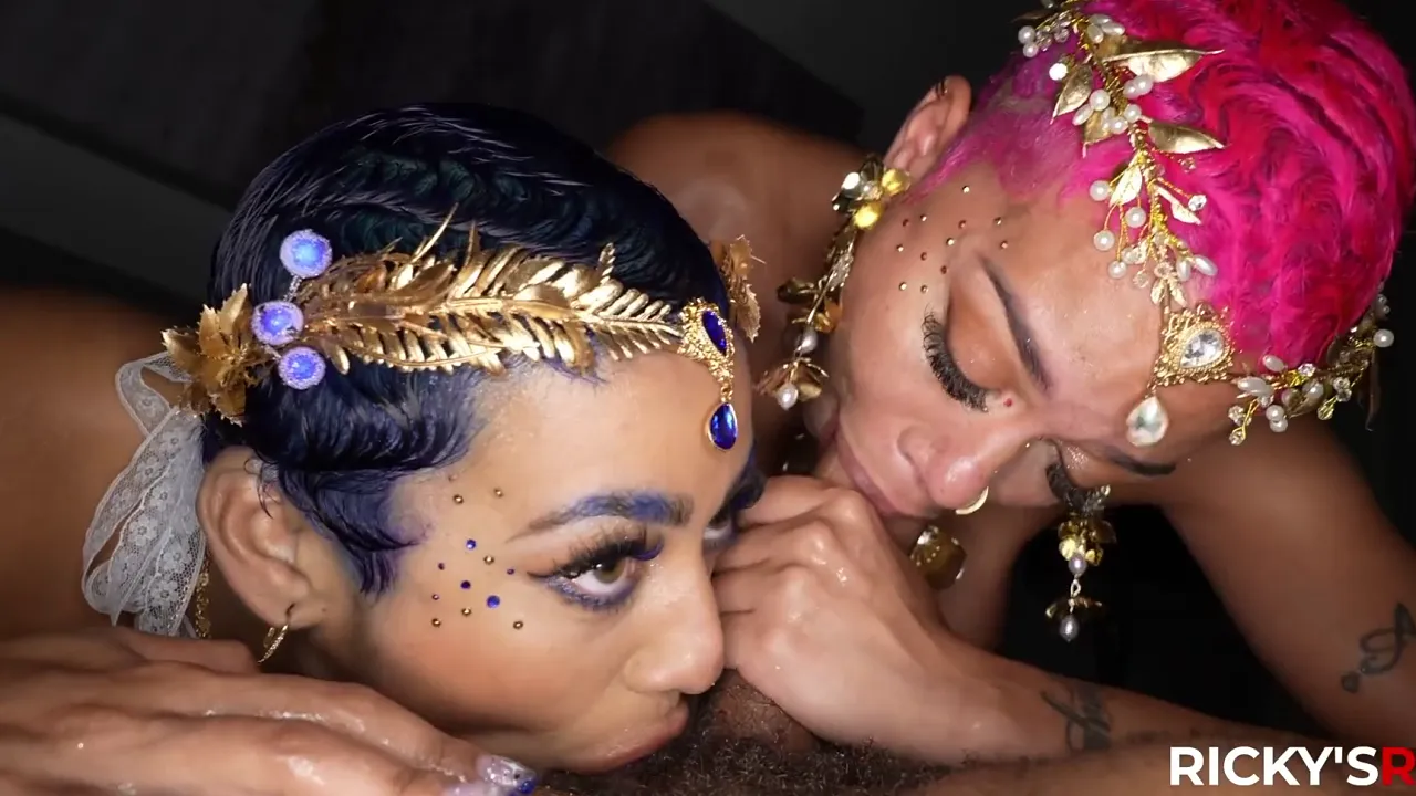 Rickysroom goddesses keep court with jasamine banks and ms sapphire