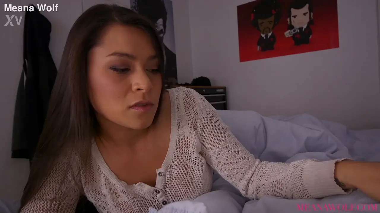 Meana Wolf's stepson breeds her pregnant with a creampie