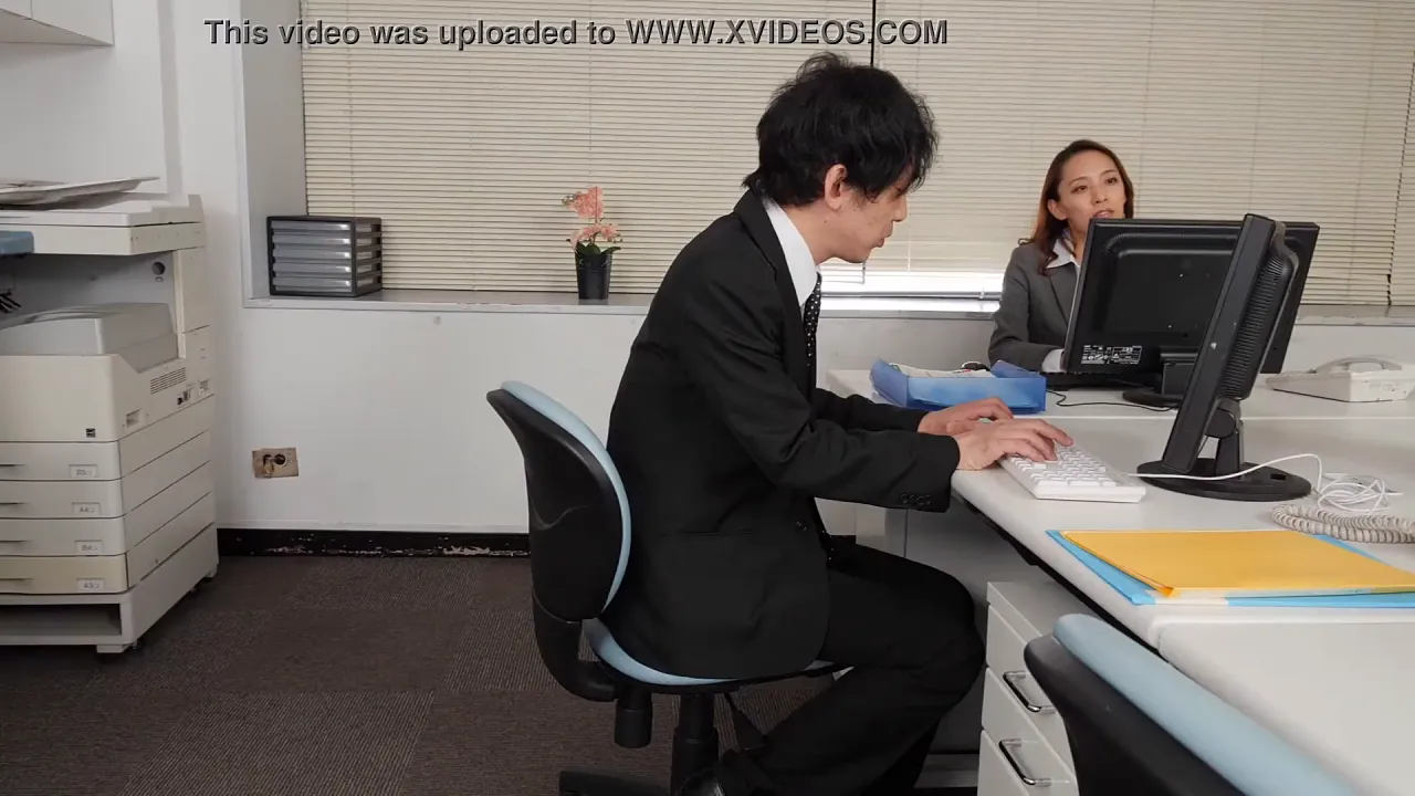 Mature Japanese porn star Yukari Mikawa sucks cock and gets creampie in office