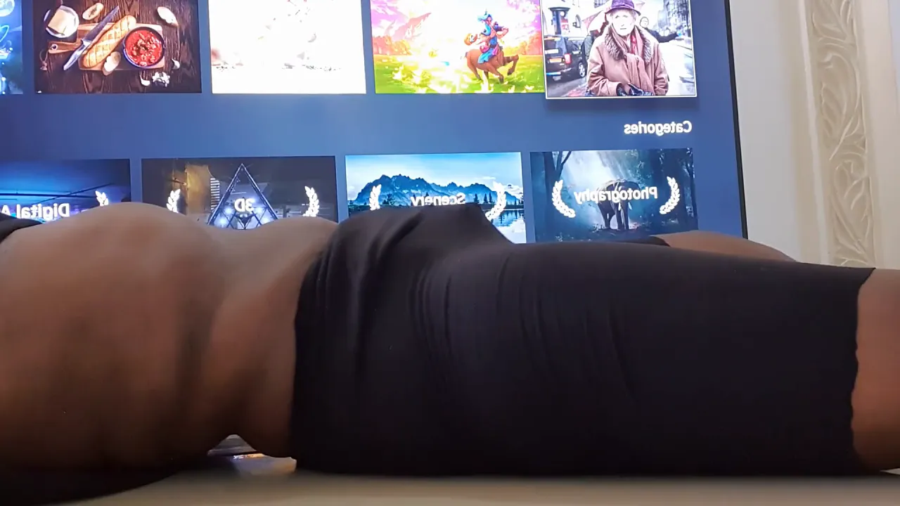 Ebony slut Bebe Kendoll gets a creampie in public while having an intense orgasm