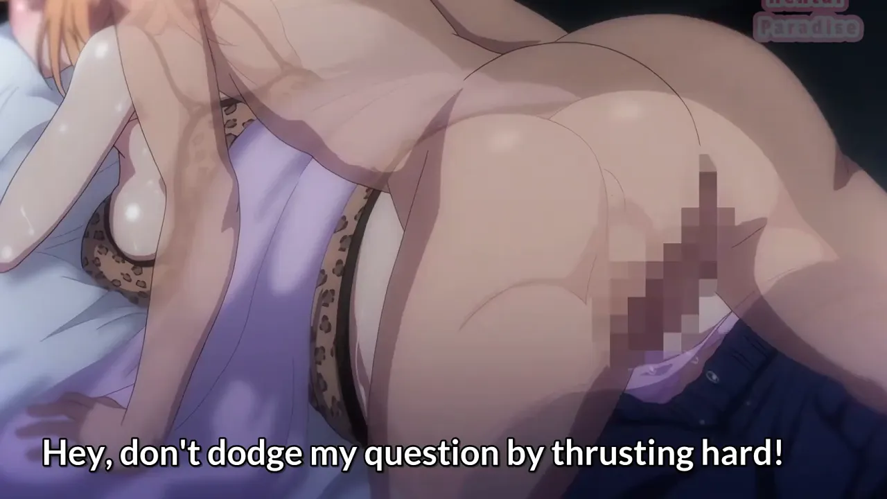 Breastfeeding MILF blows and has sex with her husband in hentai video