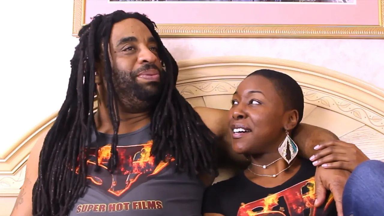 Kenya Jones deepthroats Don Whoe's big cock a decade after their first scene