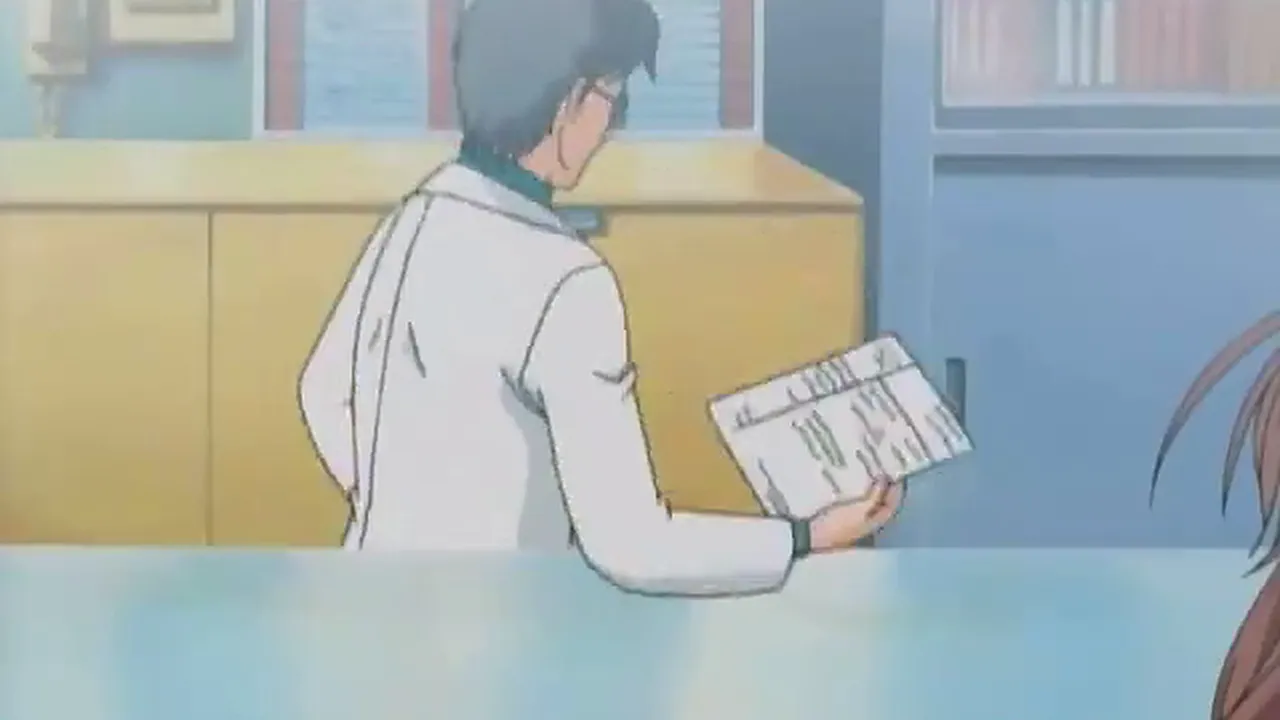 Horny anime nurse rides doctor's stiff cock and cums on his face