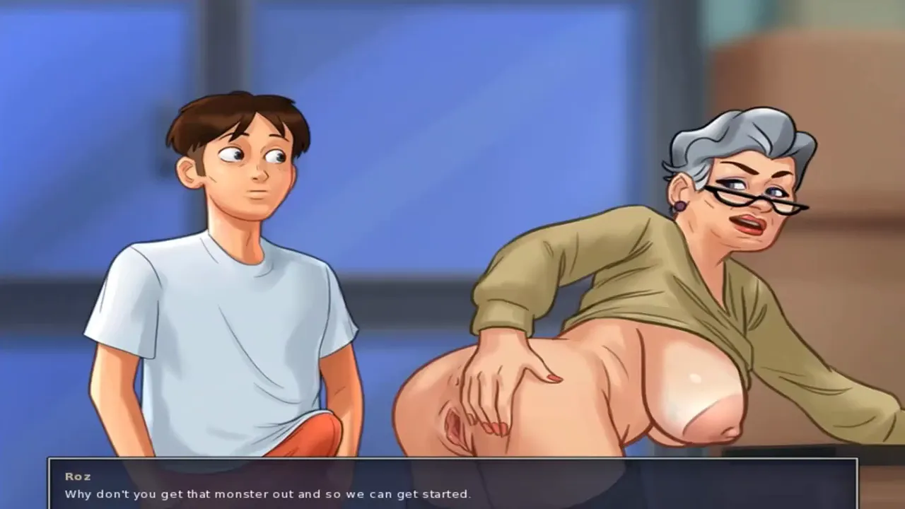 Mature cartoon whore gets creampied by a big-dicked young stud in doggy style