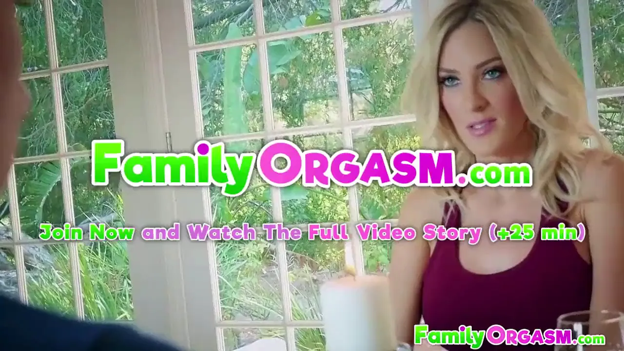 MILF stepmom rides her stepson's cock and swallows