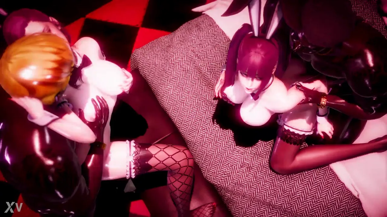 Asian 3D animated hentai features big tits, big ass and BBC creampie gangbang