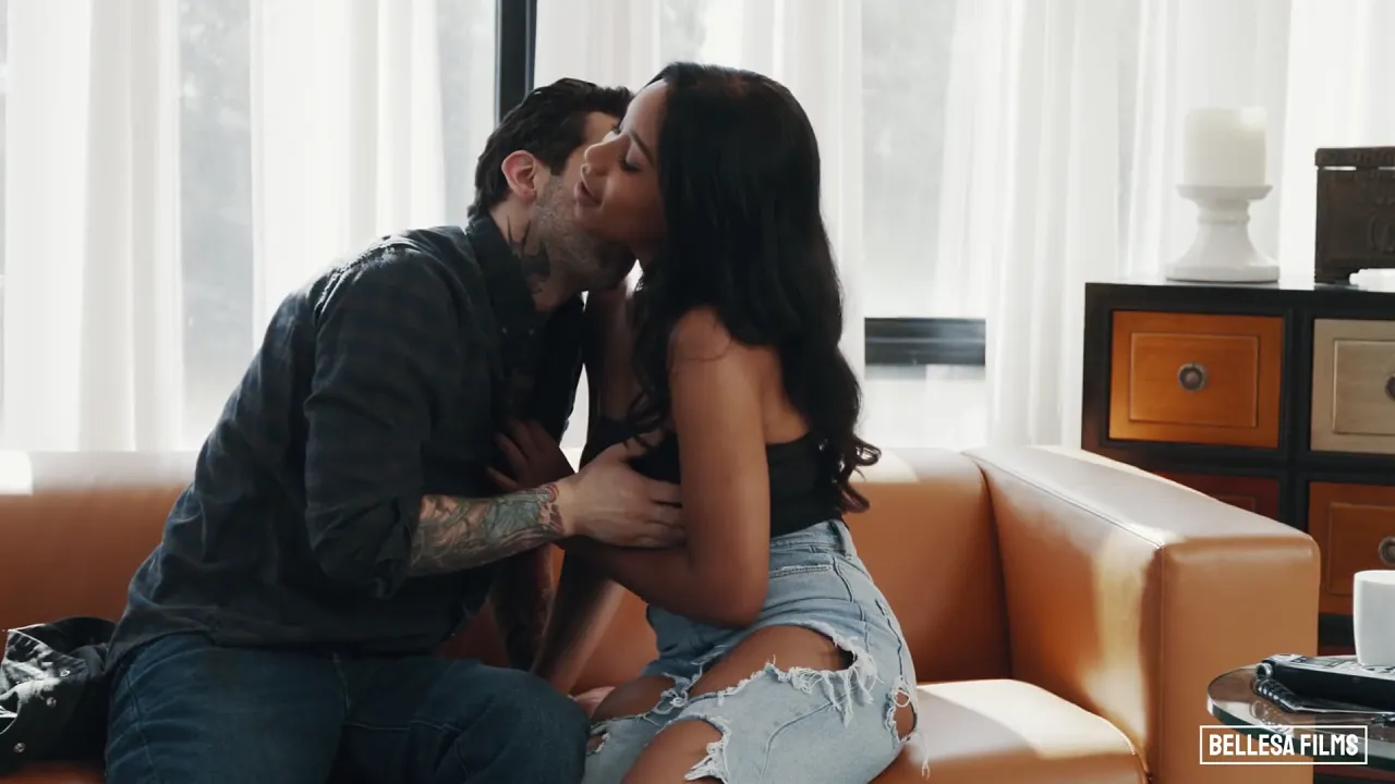 Jenna Foxx rides hard cock with her hairy pussy in various positions