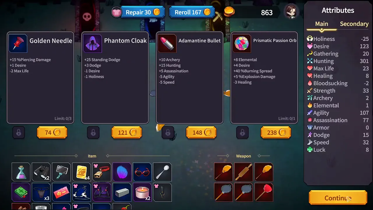 Housewife plays a humiliating dungeon survival game in cosplay
