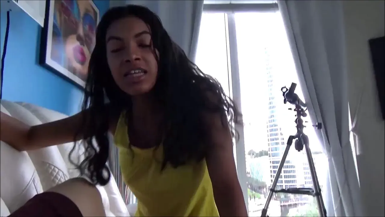 Stepbrother watches as Maya Farrell teaches him about dating in a family therapy session