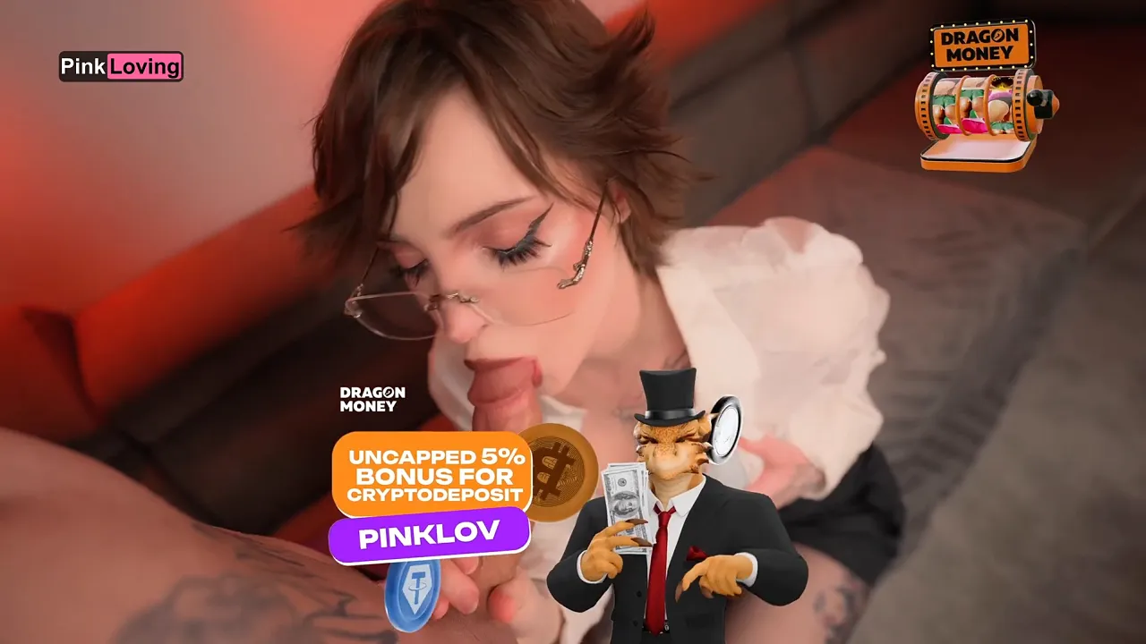 PinkLoving fucks her Polish teacher in the ass and gives him a blowjob