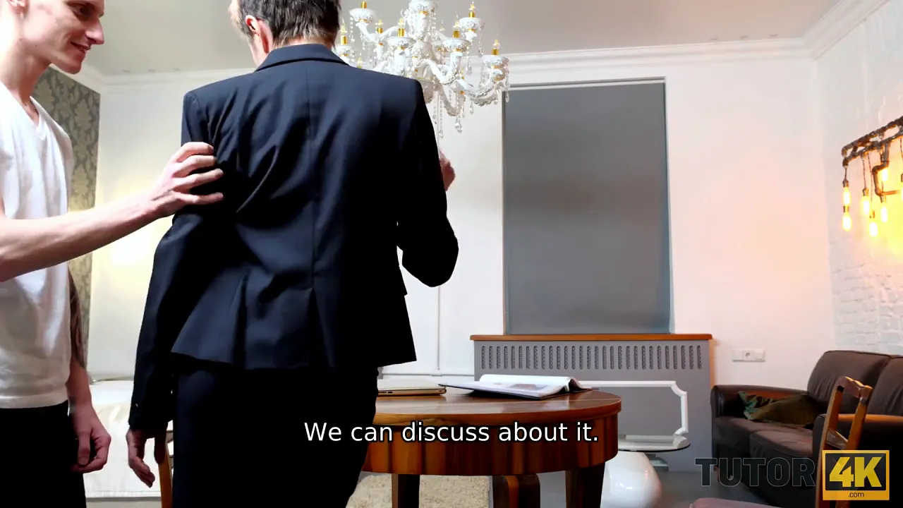 Smart student seduces strict Russian MILF tutor for hot older woman sex