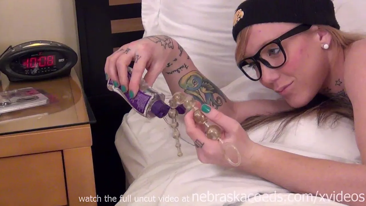 Young college girl attempts nervous first-time double penetration DP with ex girlfriend
