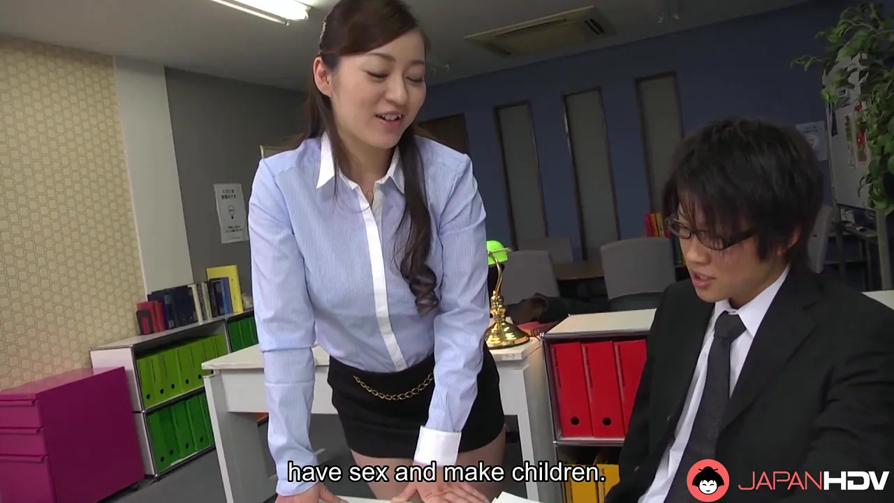 Asian teacher teaches student a lesson in classroom blowjob and handjob
