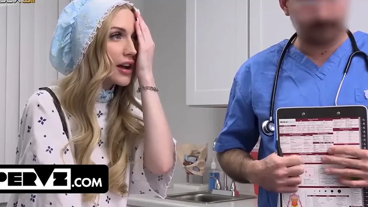 Amateur doctor roleplay turns into sex scene at private clinic