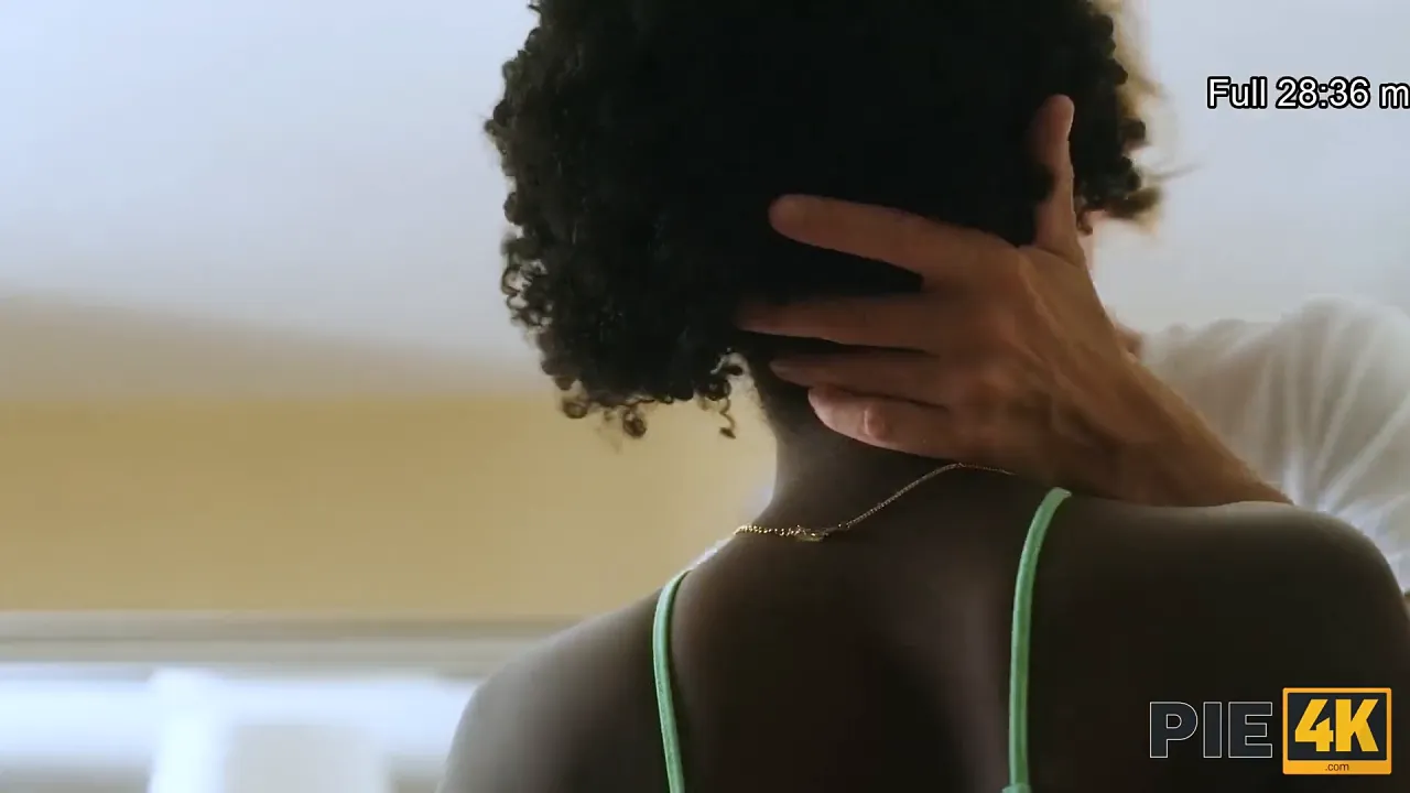 Zaawaadi the brunette gets a creampie from an interracial cock