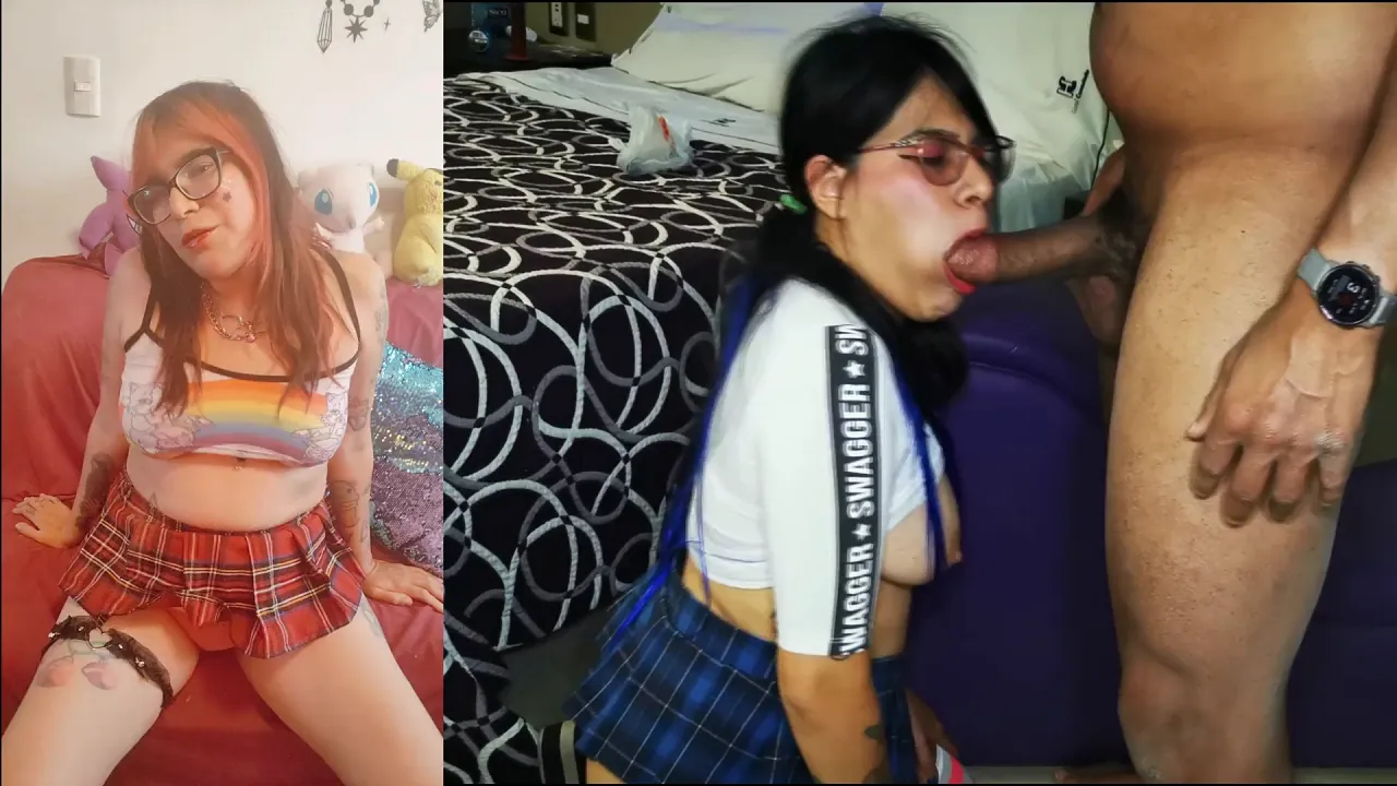 Mexicana sucks BBC until she cums