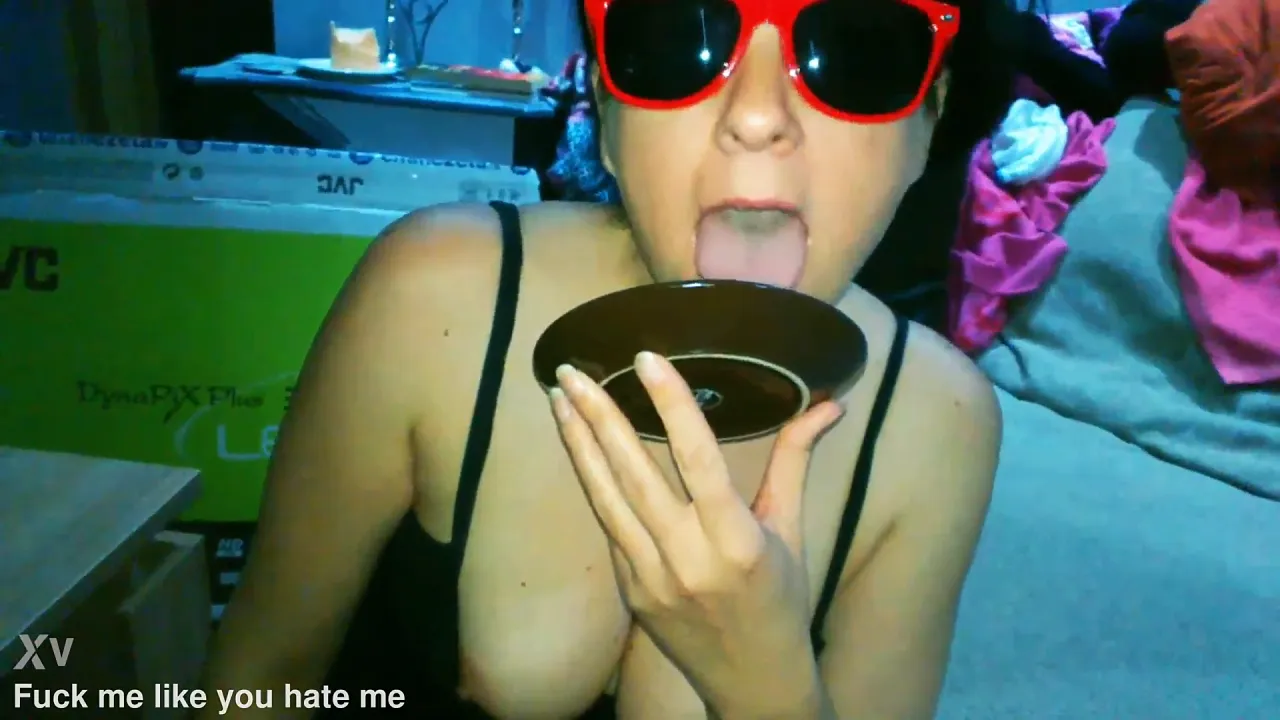 MILF Happi sucks uncut cock and is humiliated as her stepson's submissive whore
