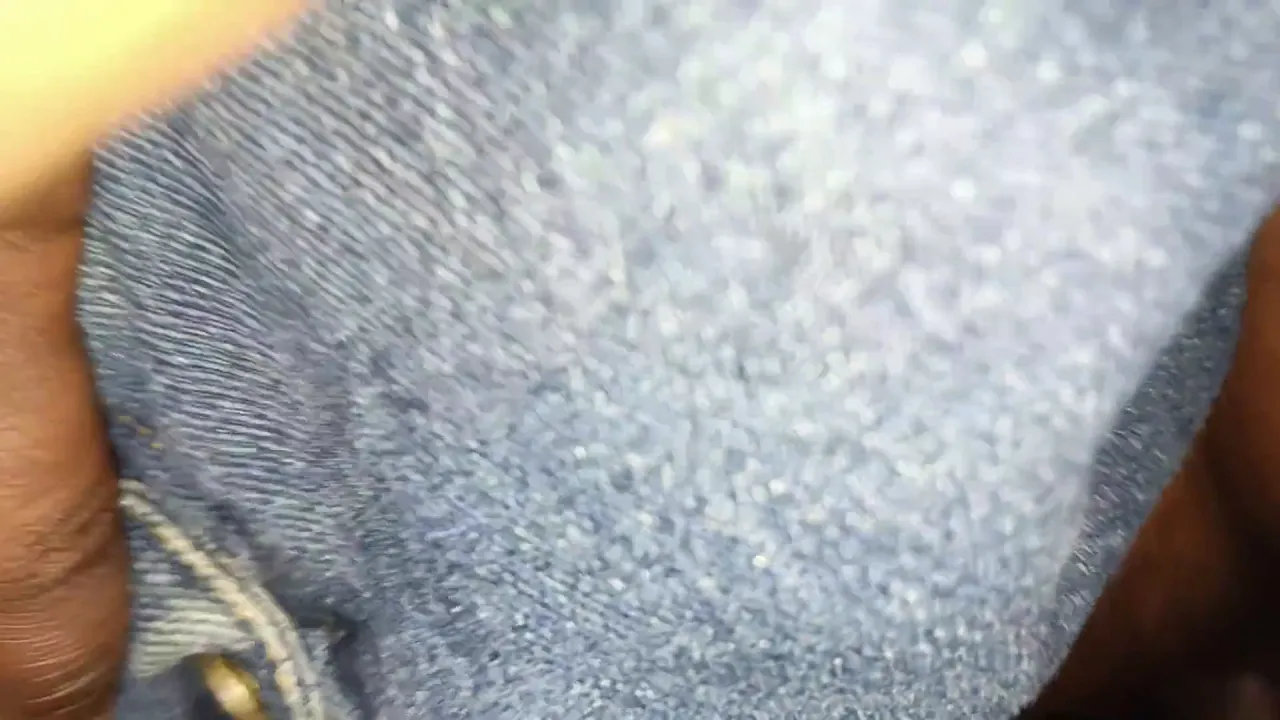 Black babe with big ass and tits has outdoor sex during her period