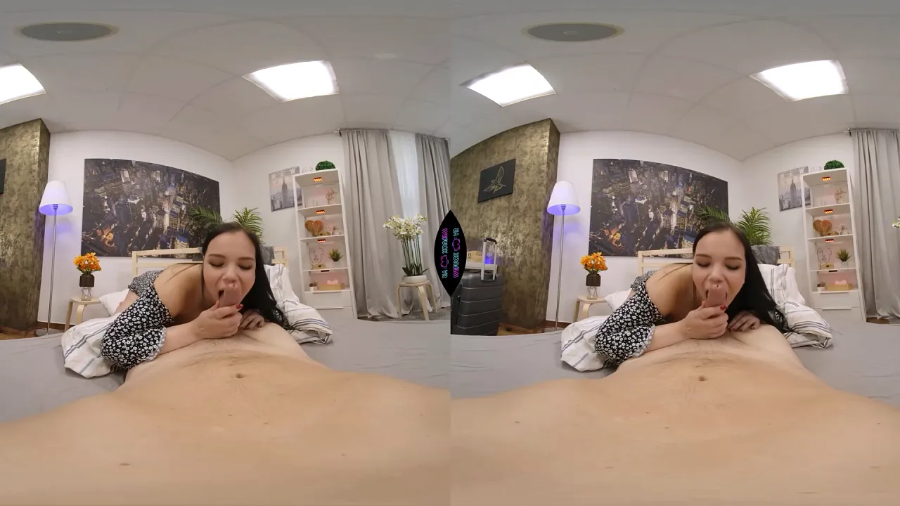 BBW Sofia Lee masturbates and cums in VR pov