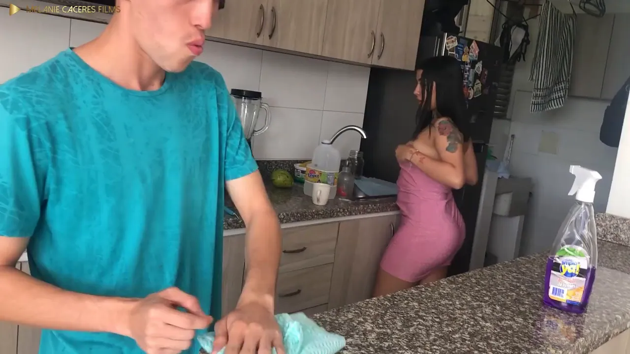 BBW stepmom Franc Fox bounces her big ass while talking dirty to her husband