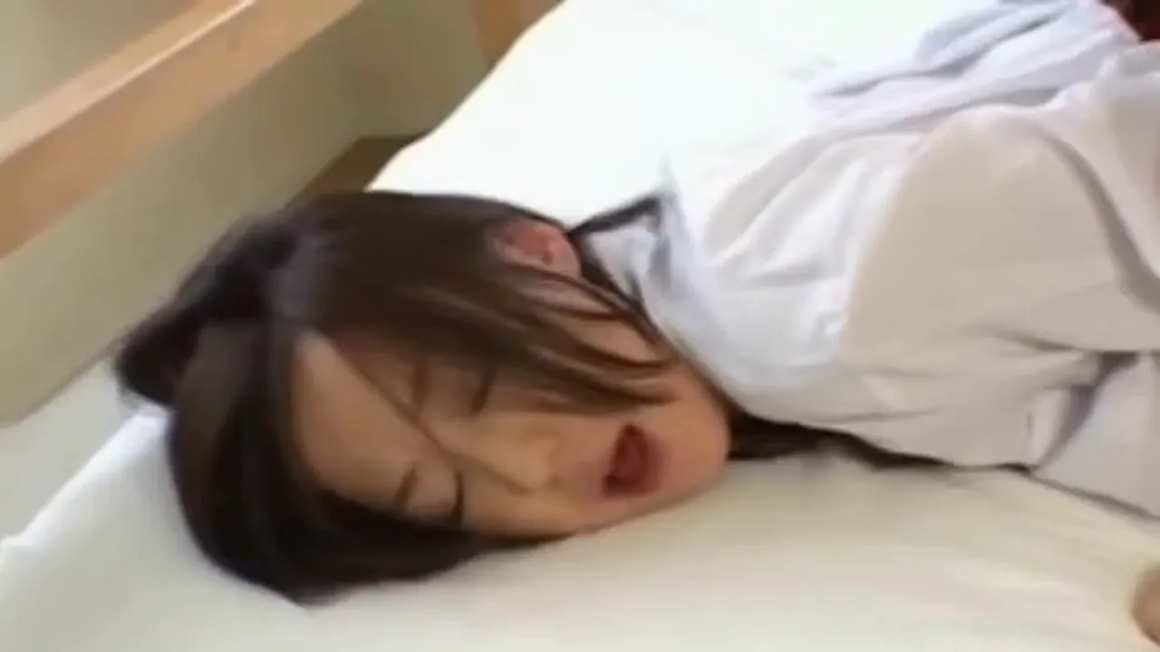 Nurse in uniform gives intense care