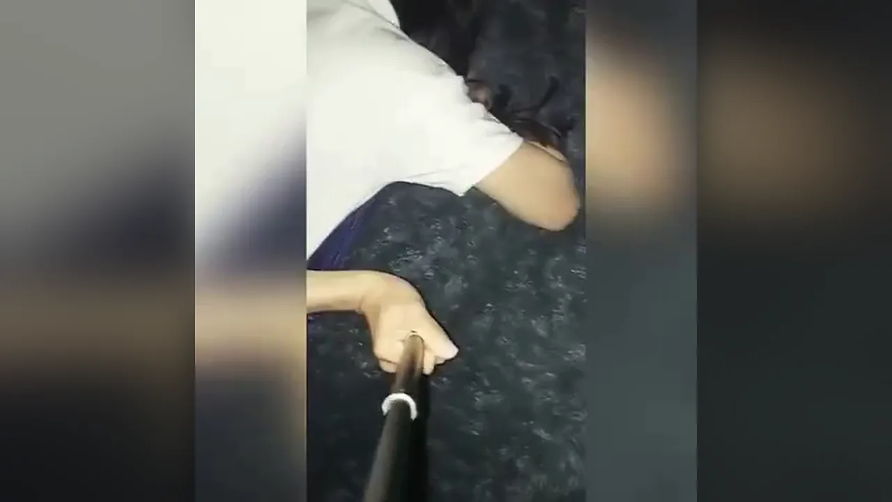 Teacher and student in motel after class