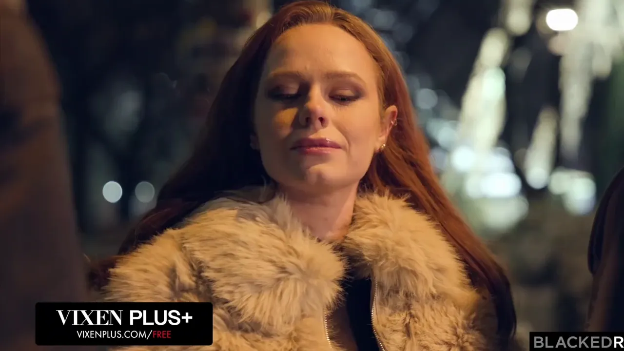 Redhead girlfriends seduce black cops, give them blowjobs and have interracial cowgirl