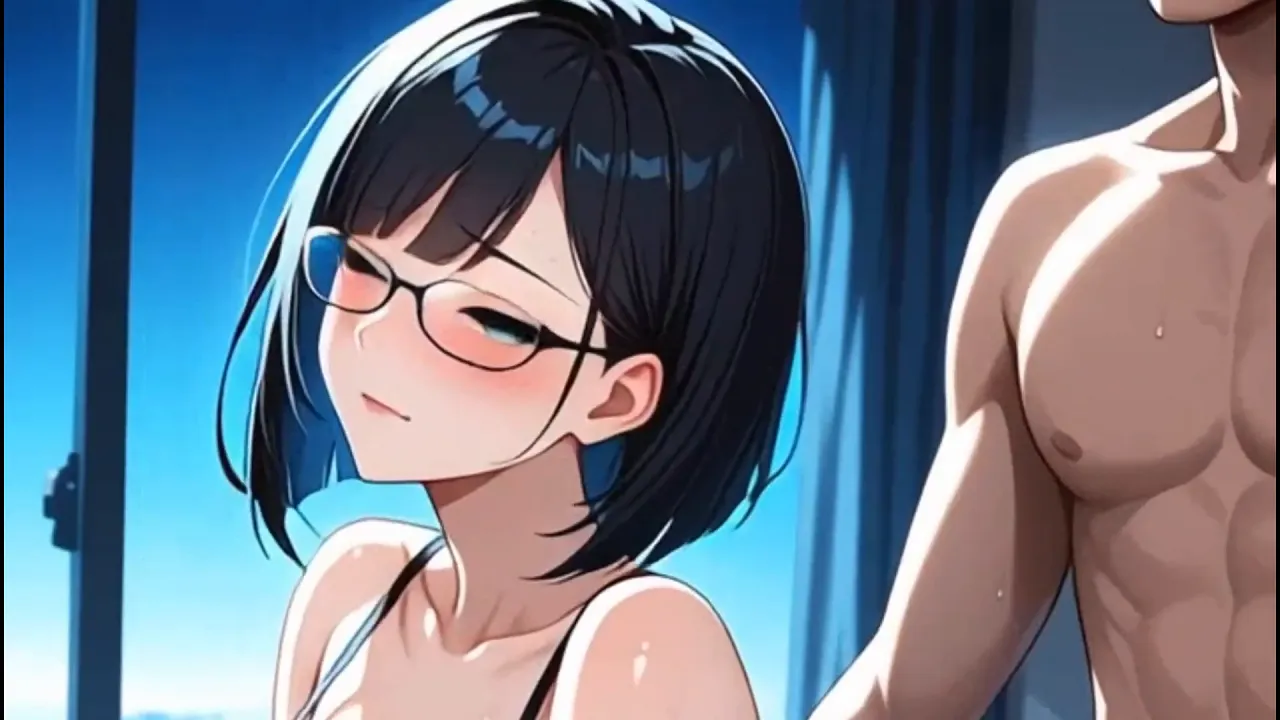 AI-generated cartoon MILF has anal sex cowgirl style before a creampie