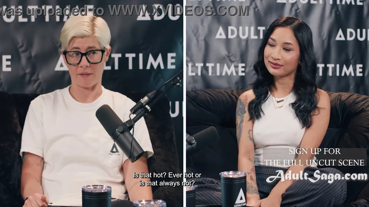 Avery Black hosts a podcast where she interviews fellow adult star Bree Mills