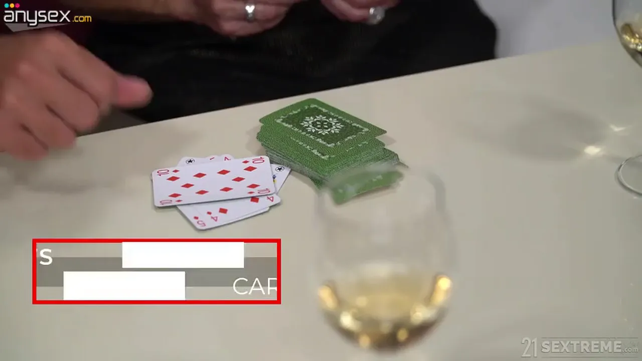 Granny Mayla plays strip poker with her young neighbor before hardcore sex