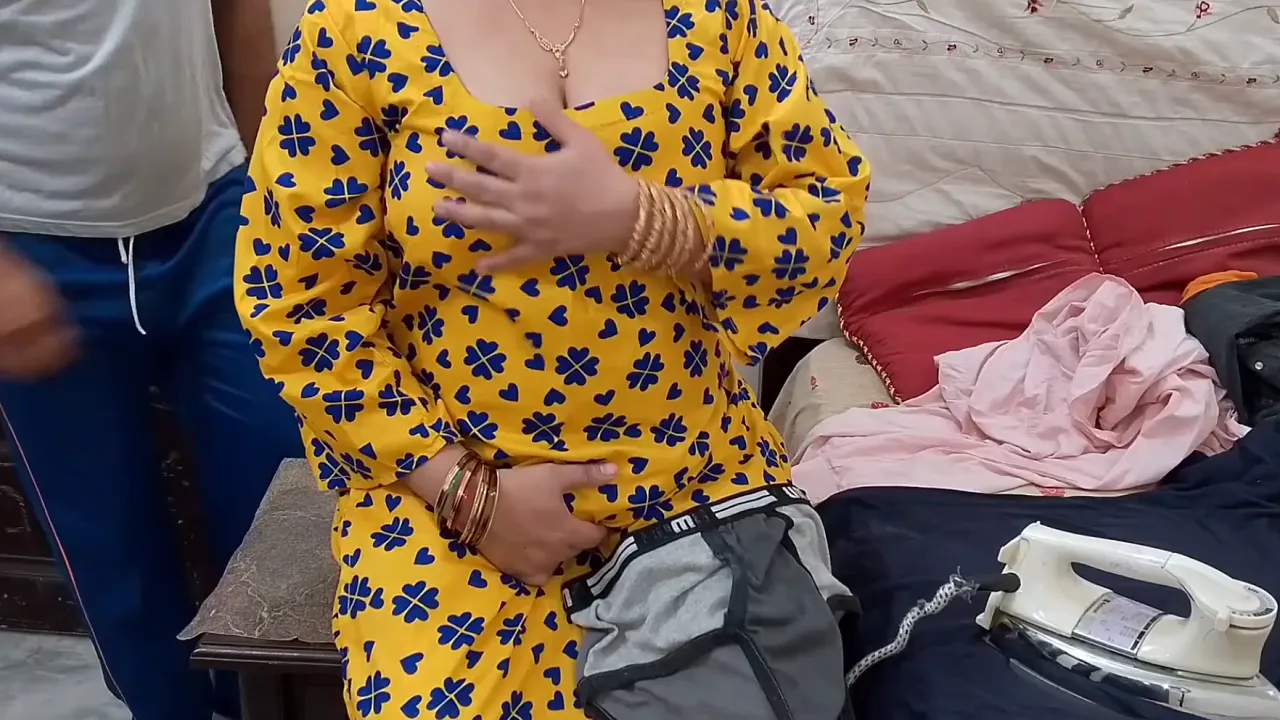 Indian MILF with huge natural tits gets pounded hard in missionary and doggystyle