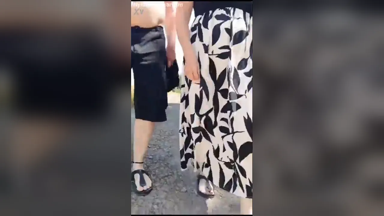Amateur foot fetish forest video