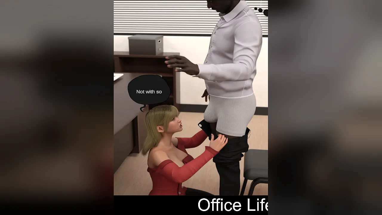 Adult visual novel about office life