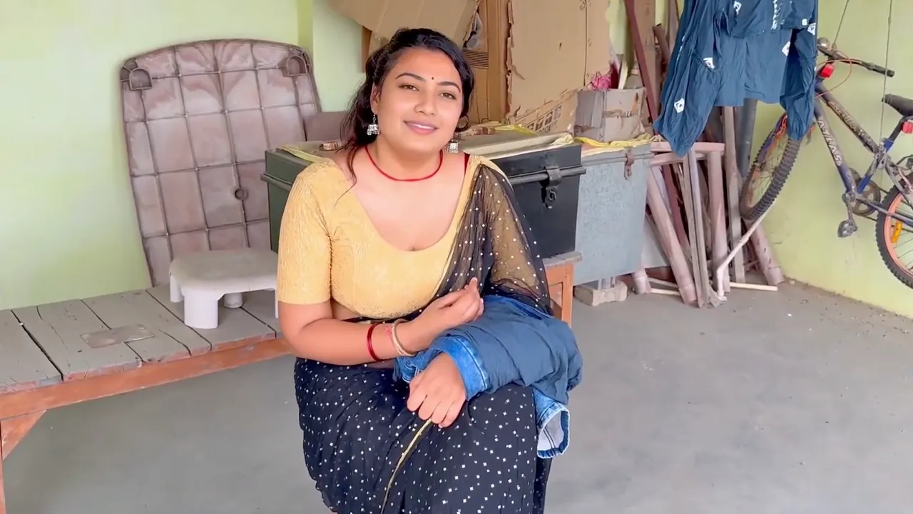 Indian MILF lets her stepson lick and fuck her in the house