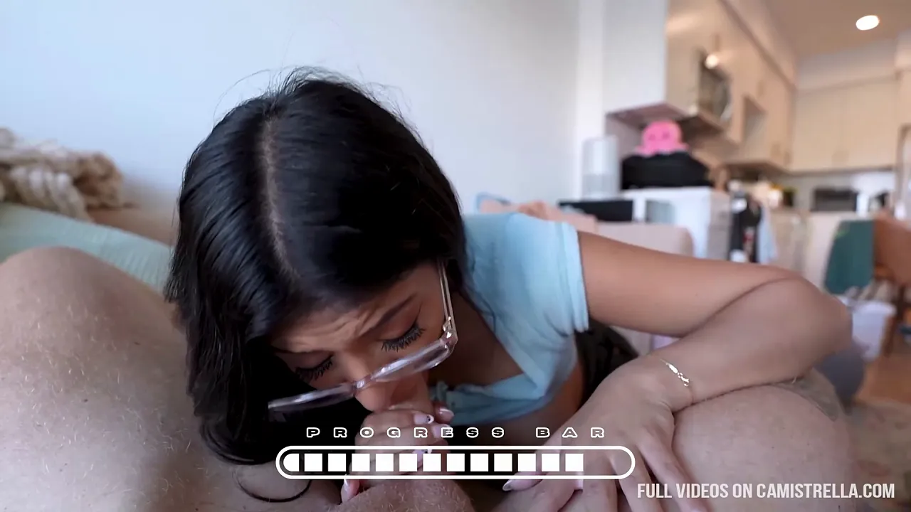 Giant-breasted Latina Cami Strella blows Lev Lieben before reverse cowgirl POV