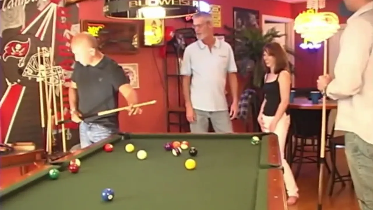 MILF gets a hardcore interracial gang bang with multiple men