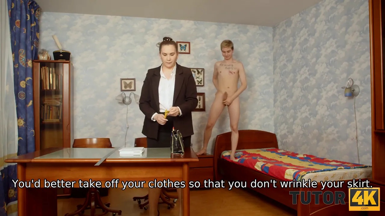 Russian teacher in stockings gets hardcore fucked by her student Martin Spell
