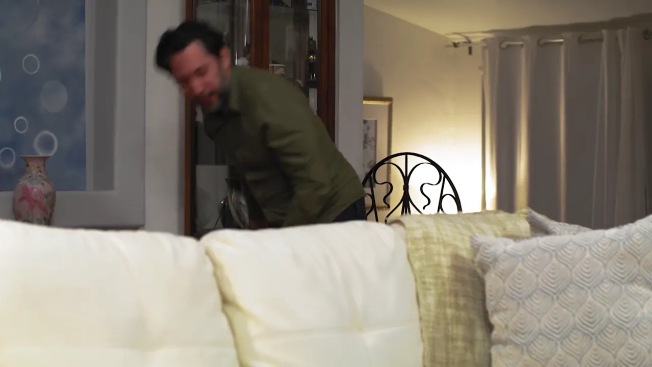 Lauren Phillips gets deepthroated by Tommy Pistol after being caught masturbating in
