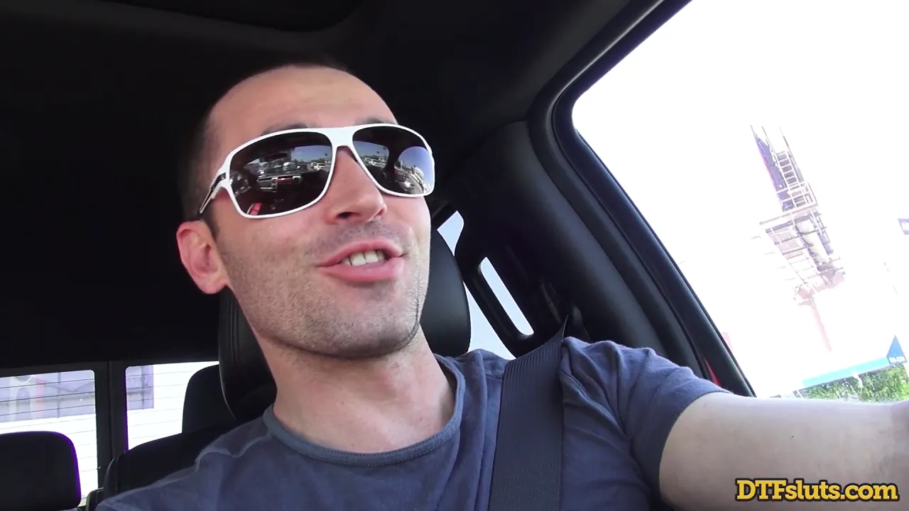 Ava Adams, a MILF with big tits, face fucks James Deen before he cums in her ass