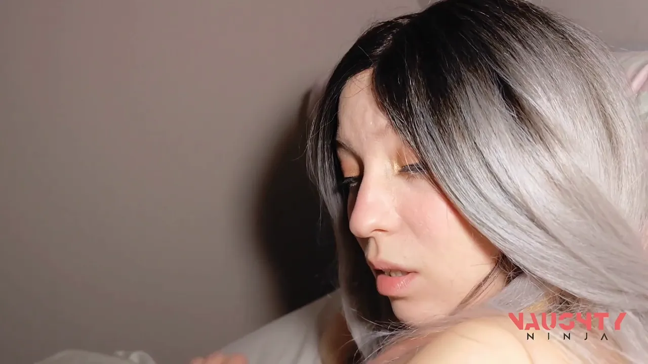 Stepmom and stepson spoon while he creampies her POV