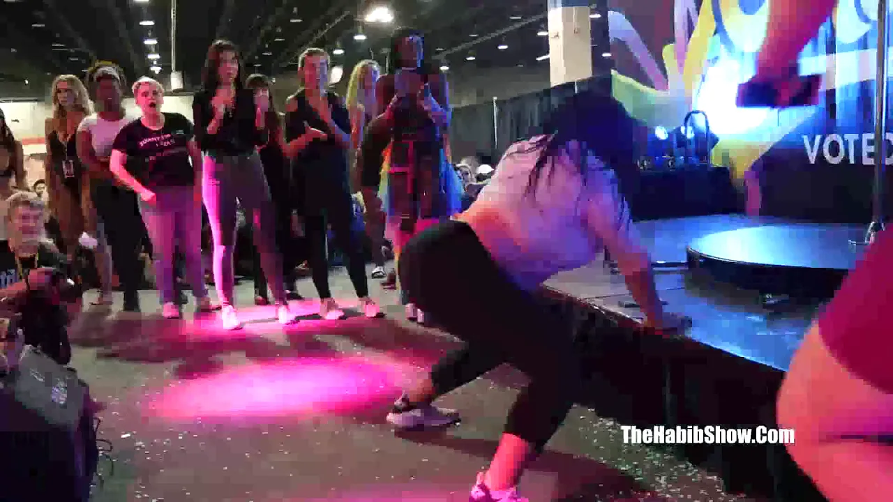 Exxxotica 2018 Chicago: BBW and black pornstars have wild interracial sex