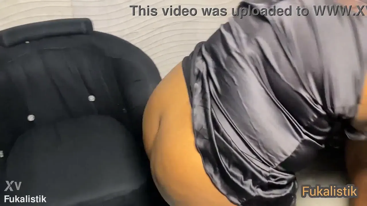 Ebony housewife with big black tits sneaks out to fuck her husband's BBC visitor