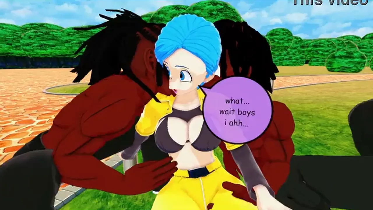 Cool soccer mom Bulma gets a gangbang at home